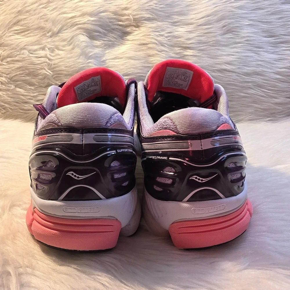 Women's Running Shoes Saucony Hurricane ISO Purple Pink Size 10 S10258-3
